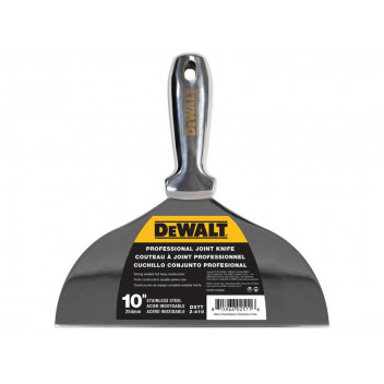 DeWALT Dry Wall Stainless Steel Jointing/Filling Knife 250mm (10in)