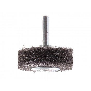 Lessmann Wire Wheel Brush with Shank 50 x 20mm, 0.30 Steel Wire