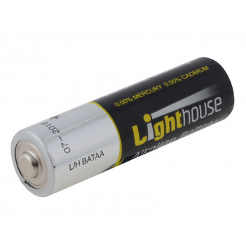 Lighthouse AA LR6 Alkaline Batteries 2400 mAh (Pack 24)