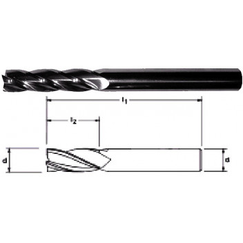 Standard Length 3 Flute - Metric 5mm x 16mm