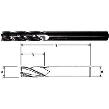 Standard Length 2 Flute - Metric 6mm x 19mm