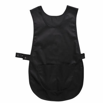 S843 Tabard with Pocket Black LXL