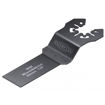 Faithfull Multi-Functional Tool Flush Cut Wood/Bi-Metal Blade 22mm