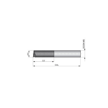 3mm Diamond Cut Router - End Mill (P844)