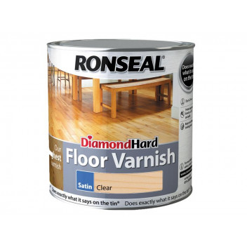 Ronseal Diamond Hard Floor Varnish Satin 2.5 litre