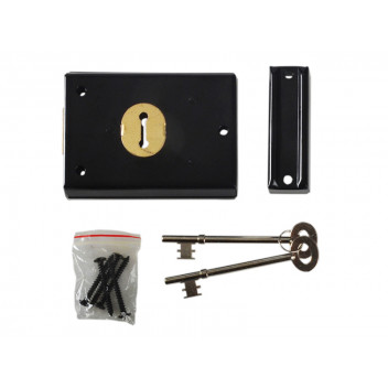 Yale Locks P402 Rim Lock Grey Finish 102 x 76mm Visi