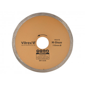 Vitrex Hi Glaze Diamond Blade 110mm
