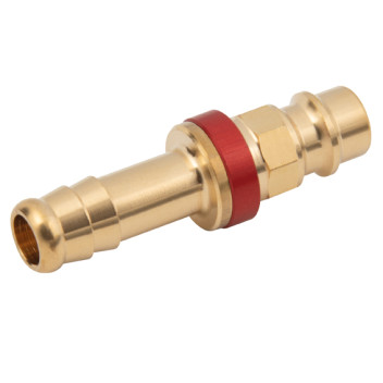 09MM HOSE TAIL PLUG KEYED RED