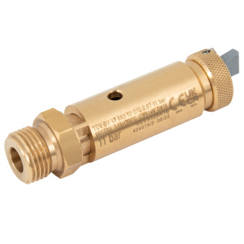11 BAR 1\" BSPT 15MM ATMOS S.VALVE