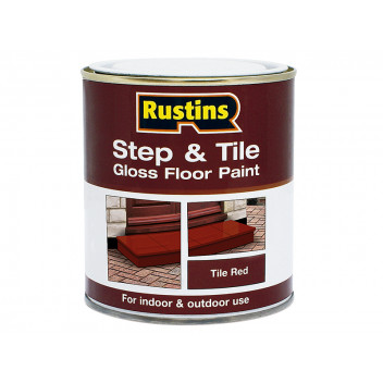 Rustins Quick Dry Step & Tile Paint Gloss Red 2.5 litre
