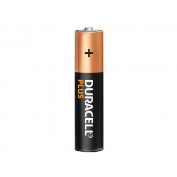 Duracell AAA Cell Plus Power RO3A/LR0 Batteries (Pack 4)