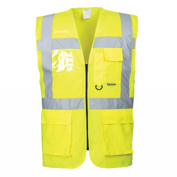 S476 Berlin Executive Vest Yellow Large
