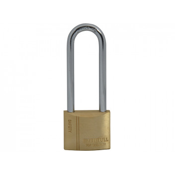 Faithfull Brass Padlock 40mm Long Shackle 3 Keys