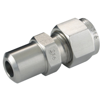 MALE PIPE WELD CONN 14 OD 3/8 TUBE