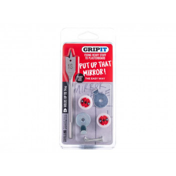 Gripit Mirror Kit, Clam Pack