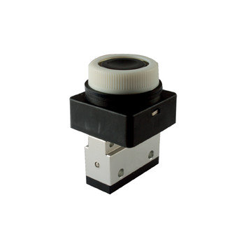 M5 3/2 Micro Push Button Shroudeduded Valve