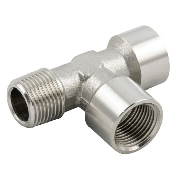 1/2\" BSPT Male x 1/2\" BSPP Female Equal Tee
