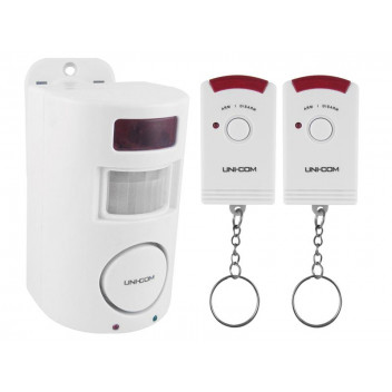 Uni-Com Remote Control PIR Sensor Alarm