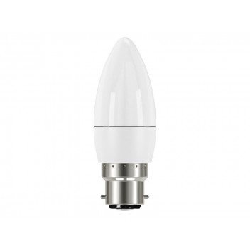 Energizer LED BC (B22) Opal Candle Non-Dimmable Bulb, Warm White 470 lm 5.9W