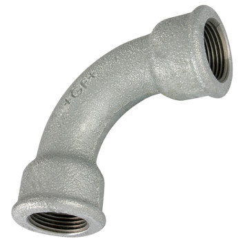 3/4\" BSPP FEM/FEM LONG BEND GALVANISED GF2G