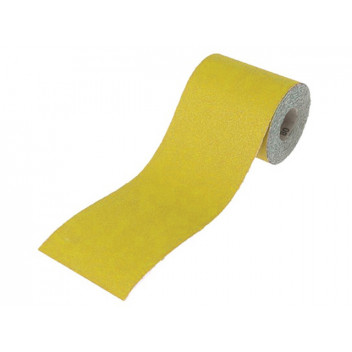 Faithfull Aluminium Oxide Sanding Paper Roll Yellow 115mm x 50m 60G