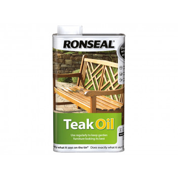 Ronseal Garden Furniture Teak Oil Can 1 litre