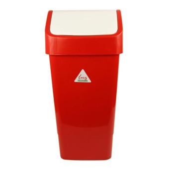 Swing Top Bin Red
