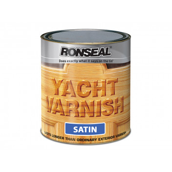Ronseal Exterior Yacht Varnish Satin 2.5 litre