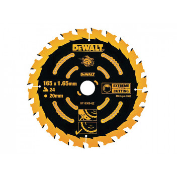 DEWALT Extreme Framing Circular Saw Blade 165 x 20mm x 40T