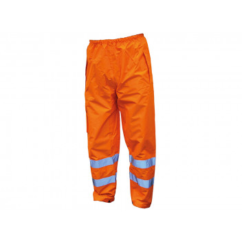 Scan Hi-Vis Orange Motorway Trousers - L (40in)