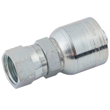 1/2\" JIC Female Straight Hose ID 1/4\" Steel