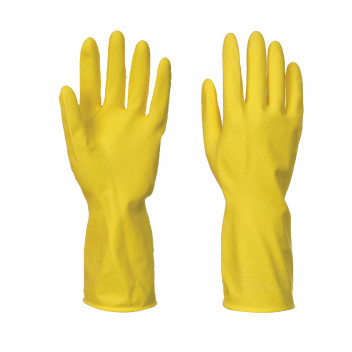 A800 Household Latex Gloves (240 Pairs) Yellow XL