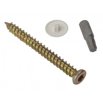 Concrete Frame Screw Torx Compatible High-Low Thread ZYP 7.5 x 102mm Box 100