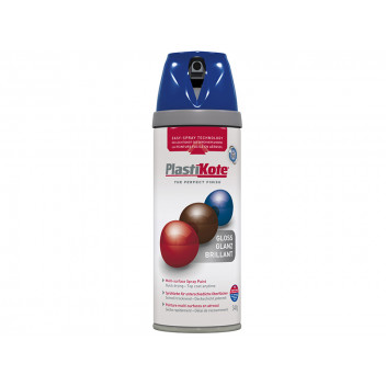 PlastiKote Twist & Spray Gloss Pacific Blue 400ml