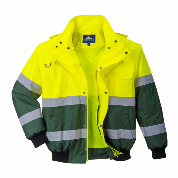 C565 X Hi-Vis Bomber Jacket Yellow/Green Large