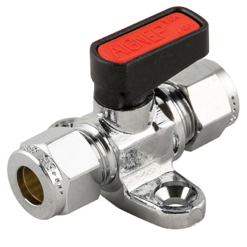 8mm OD Gas Mini Brass Ball Valve