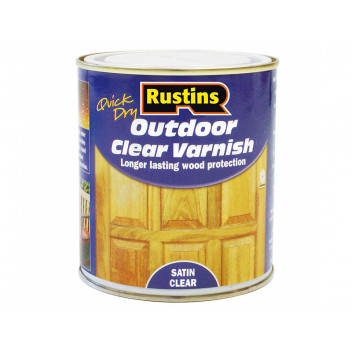 Rustins Exterior Varnish Satin 500ml