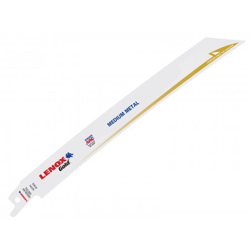 LENOX 818GR Gold Metal Cutting Reciprocating Saw Blades 200mm 18 TPI (Pack 5)