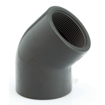1\" BSPP FEMALE EQUAL 45 PVC