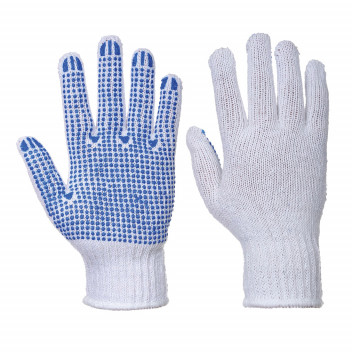 A111 Classic Polka Dot Glove White/Blue XL