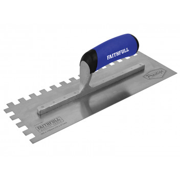 Faithfull Prestige Notched Trowel 330 x 115mm (13 x 4.1/2in)