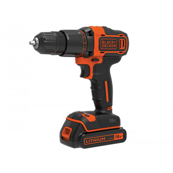 Black & Decker BCD700S1K 2 Gear Combi Drill 18V 1 x 1.5Ah Li-ion