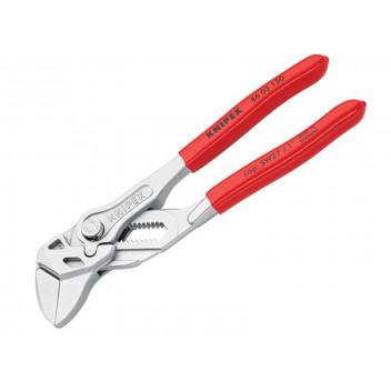 Knipex Mini Pliers Wrench PVC Grip 150mm - 27mm Capacity