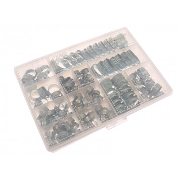 Jubilee Workshop Pack 143 Assorted Hose Clips (Mild Steel)