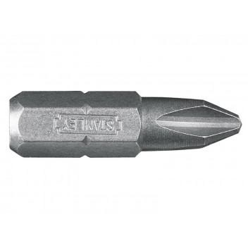 Stanley Tools Phillips Bits PH2 x 25mm (Box 25)