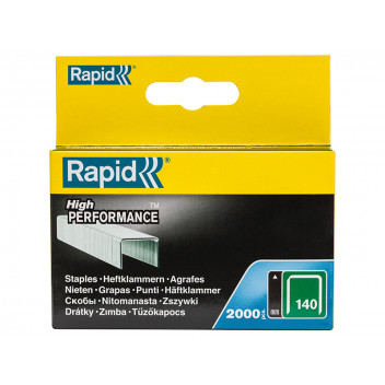 Rapid 140/6 6mm Galvanised Staples Box 2000