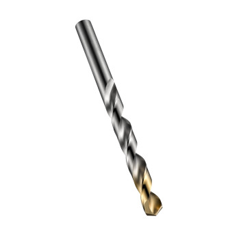 9.5mm HSS TiN-Tip Straight Shank Jobber Drill (A002) OAL 125mm