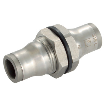 4MM EQUAL BULKHEAD CONNECTOR