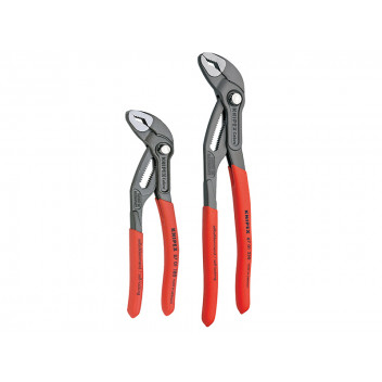 Knipex Cobra Water Pump Pliers 2 Piece Set (180mm & 250mm)