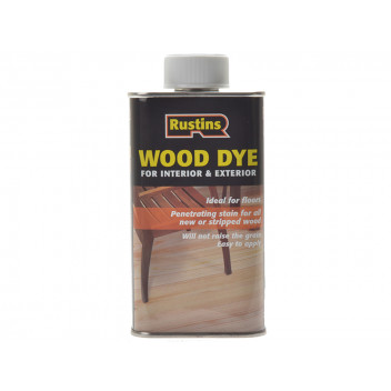 Rustins Wood Dye Dark Teak 250ml